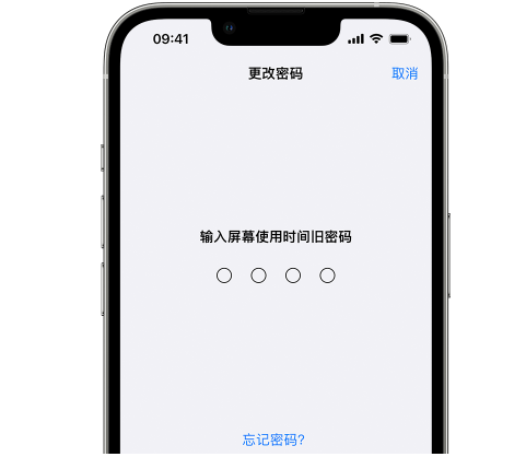 梨林镇iPhone屏幕维修分享iPhone屏幕使用时间密码忘记了怎么办 