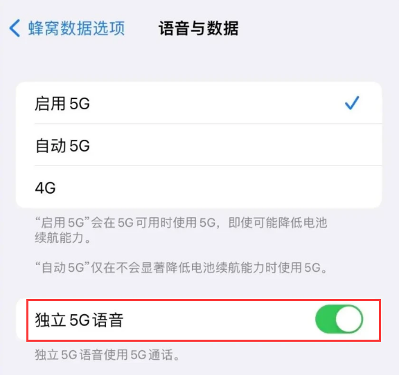 梨林镇苹果14维修分享iPhone 14 Pro如何开启VoNR 
