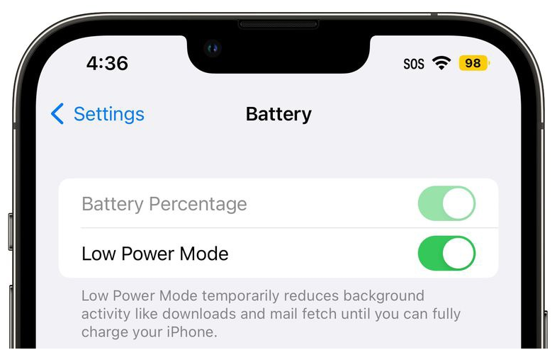 梨林镇苹果手机维修分享iOS 16 Beta 6电池百分比显示和Beta 5有什么不同 