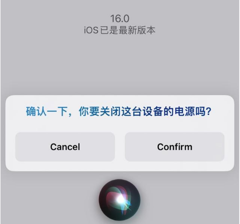 梨林镇苹果手机维修分享iOS 16 Beta5为什么要取消Siri语音关机功能 