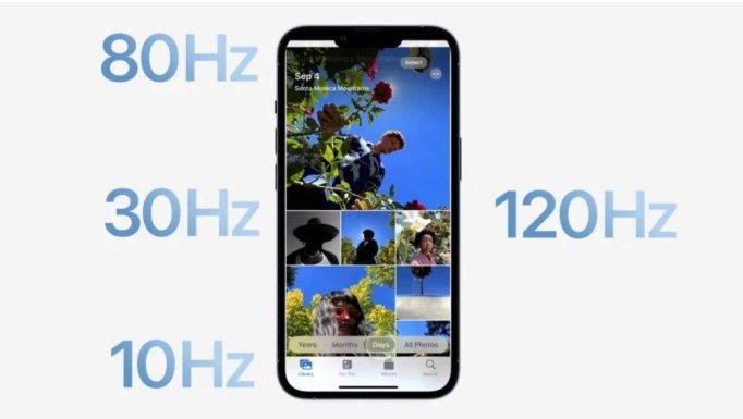 梨林镇苹果14维修分享iPhone 14有高刷吗 