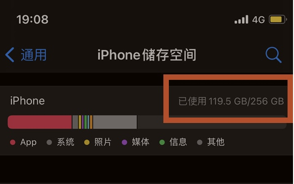 梨林镇苹果13维修分享iPhone13如何查看剩余内存 